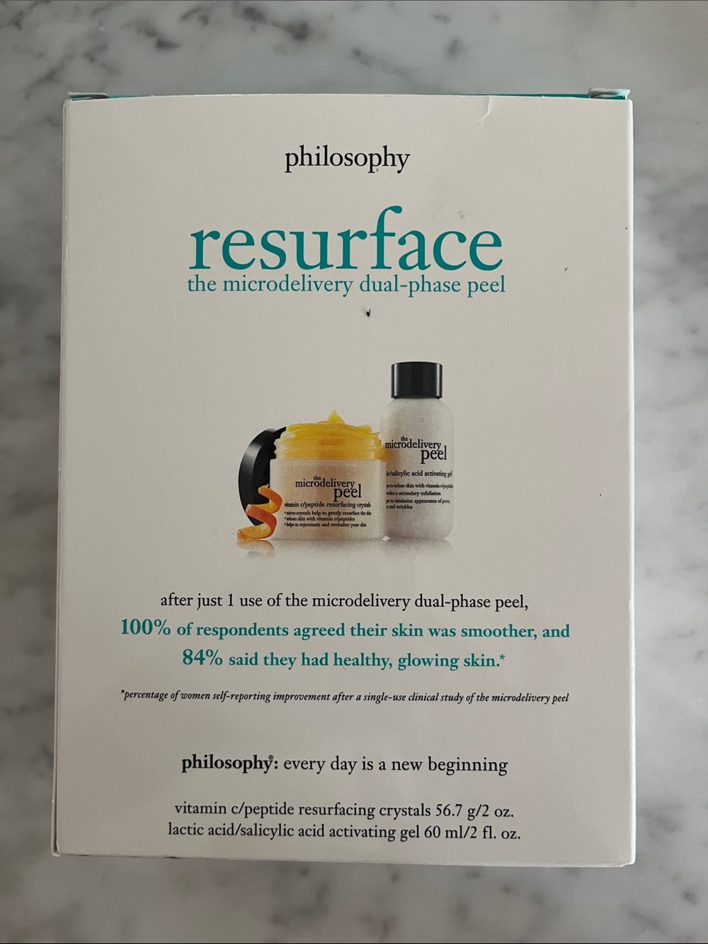 Philosophy Resurface the Microdelivery Dual-Phase Peel — NEW in box